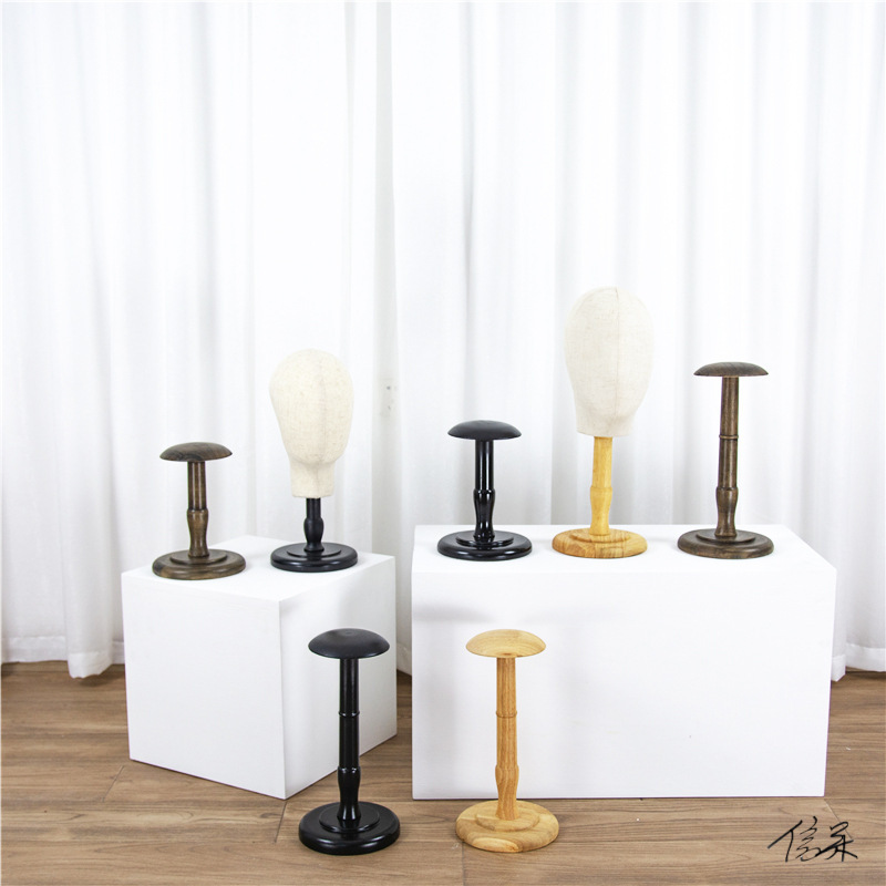 Hat Stand Hat Holder Display Rack for Clothing Store Desktop Photography Display Stand Wedding Dress Store Head Model Accessories Props Earrings