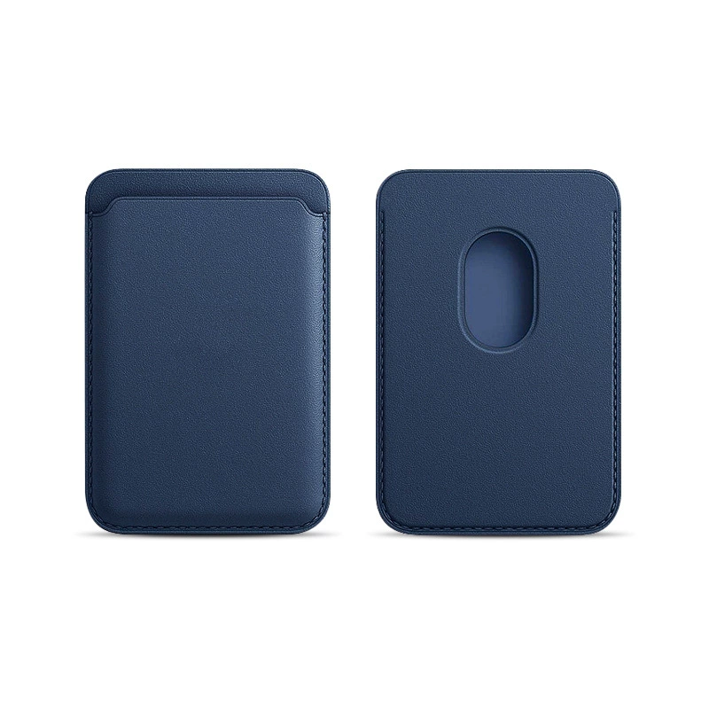 Держатель магнитной карты (Apple) 13 MagSafe, кожезаменитель PU с опорой для ID, несколько цветов