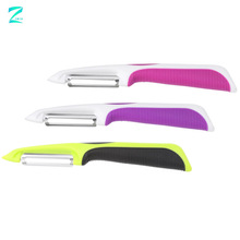 多功能不锈钢削皮器瓜果刨耐用塑料刮皮刀家用水果刀土豆刨丝去皮