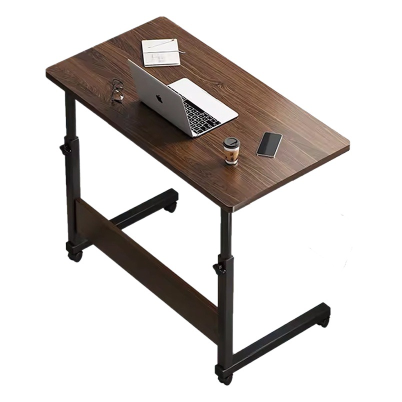 Mesa de noche móvil simple pequeña mesa dormitorio hogar estudiante escritorio simple dormitorio perezoso elevación escritorio de la computadora