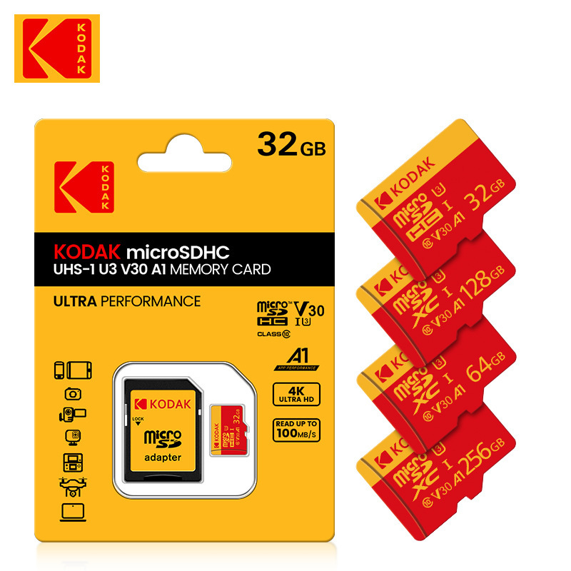 Factory Direct Sales Kodak 32g Memory Card Tf Card 128g Surveillance Dash Cam 4K High-Definition Ld Factory Direct Sales Kodak 32g Memory Card Tf Card 128g Surveillance Dash Cam 4K High-Definition Ld
