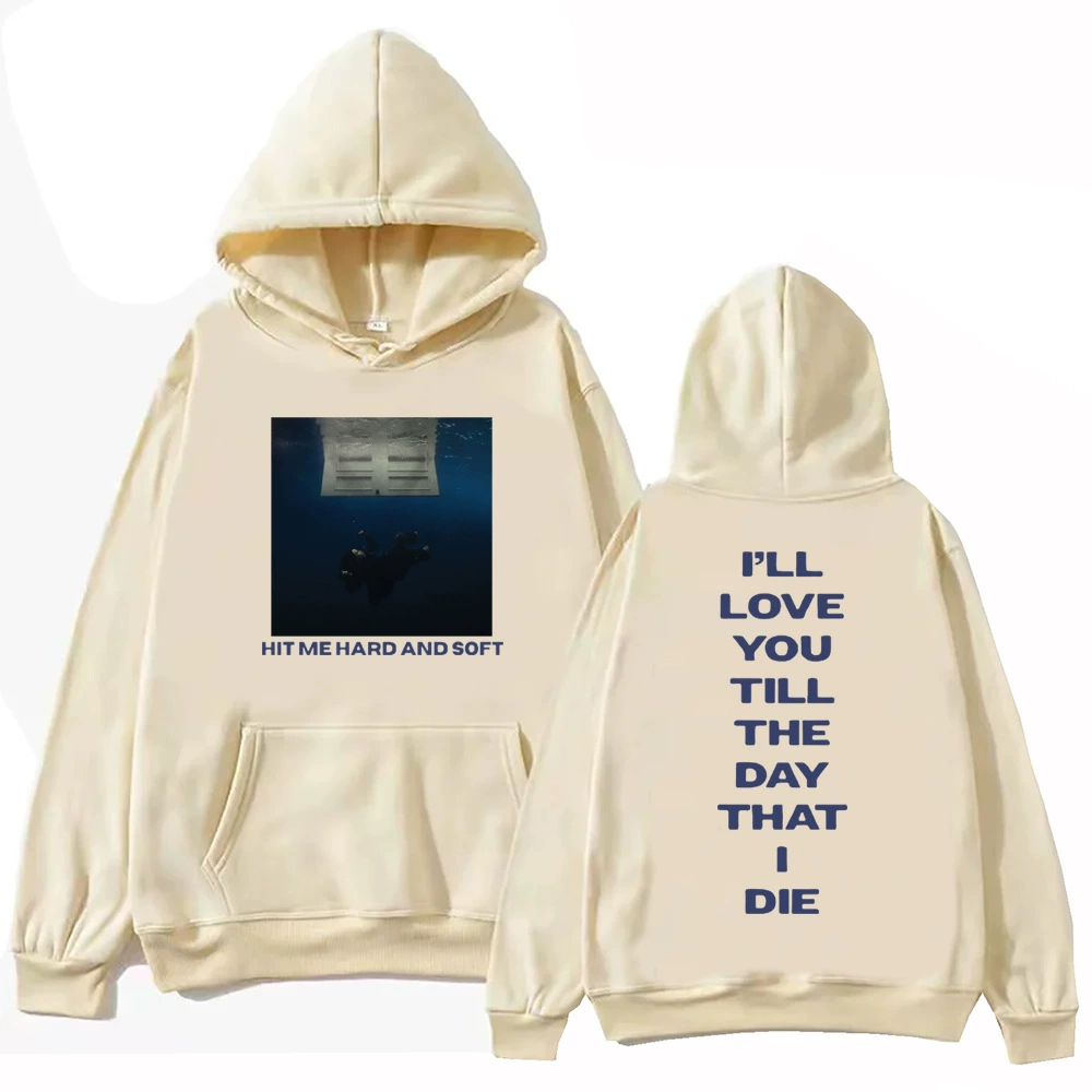 Худи на тур Billie Hit Me Hard and Soft 2025 Tour Harajuku Hip H