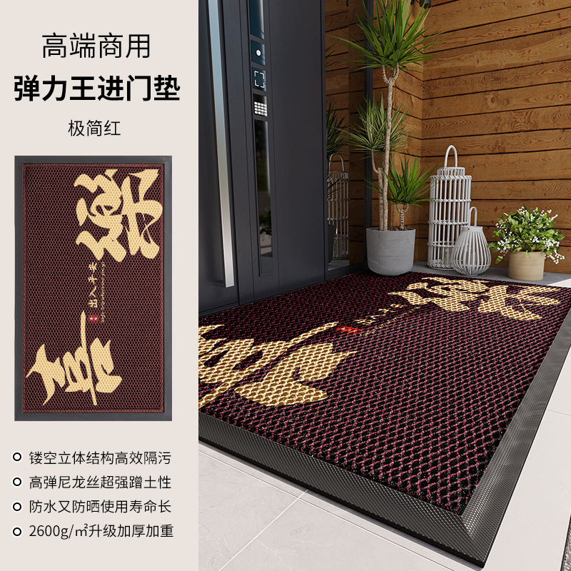 玄関マット2025新型家庭用汚れ防止pvc入戸ドアマットハイエンドドア滑り止めマット|undefined