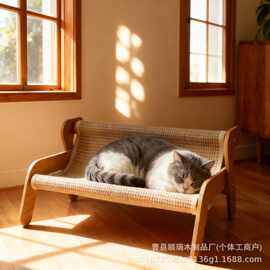 跨境立式猫咪沙发一体躺椅四季款剑麻猫抓板耐磨宠物用品
