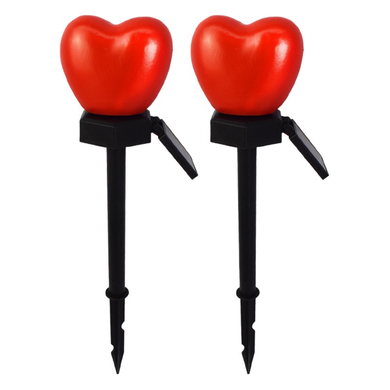 Día de San Valentín confesión atmósfera decoración al aire libre solar amor jardín lámpara Villa jardín impermeable césped paisaje lámpara