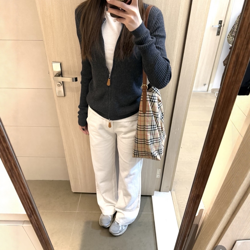 5wer松弛老钱美式复古拉宽松针织开衫小外套秋冬百搭衣|undefined