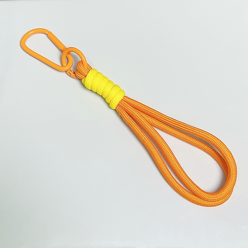 携帯電話のストラップのマカロンの色合わせのキーチェーンのキーチェーンは簡単で短いタイプのロープのキーチェーンのリングの装飾品の卸売りを掛けます。|undefined