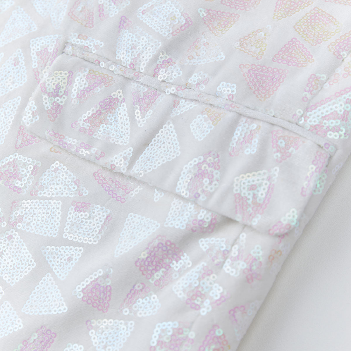 Sequined Triangle Men's Blazer For Evening Parties And Events_voghion.com