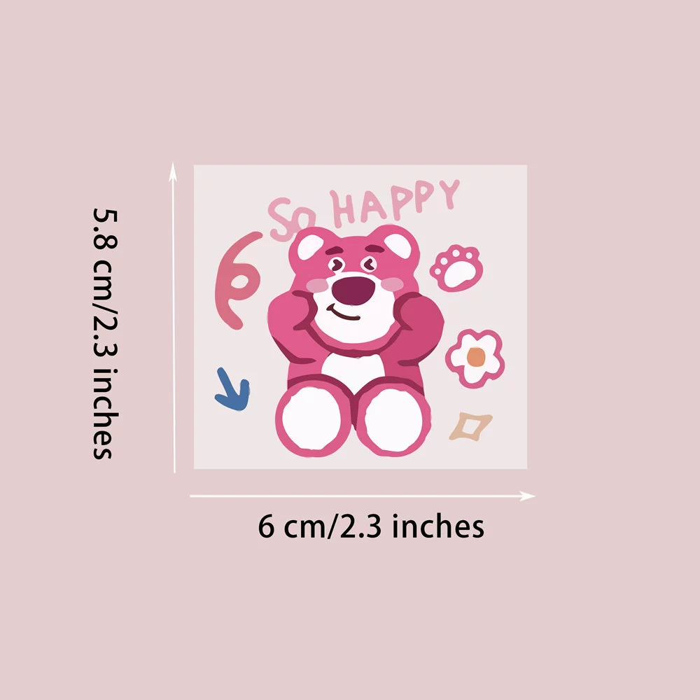 Милый стикер на ножке UV кристалл DIY для стеклянного стакана, канцелярия, декоративная наклейка, отклеиваемая кристальная бирка