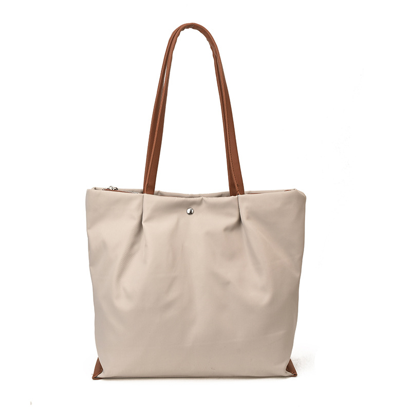 Bolso de tela de nylon de gran capacidad para mujeres 2026 nuevo tipo de bolso de hombro ligero y simple estilo coreano nicho Zhong Commuting Tote image 11