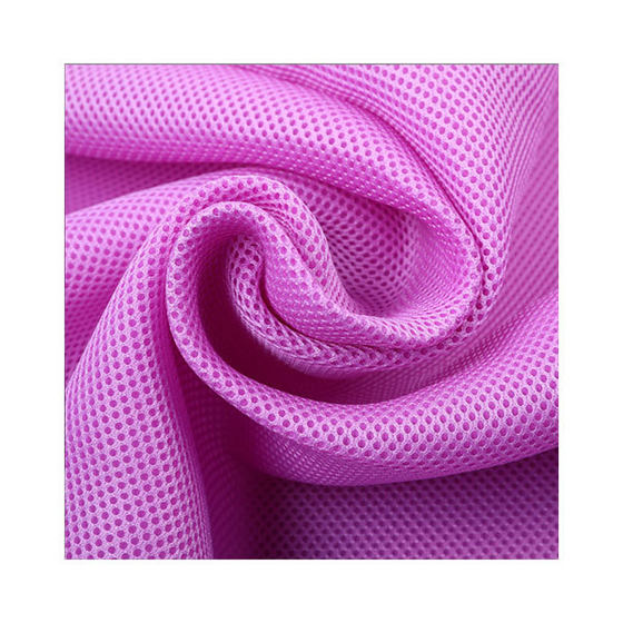 Spot wholesale sandwich mesh pillowcase car seat cushion 3D stretch fabric tote bag bag mesh fabric