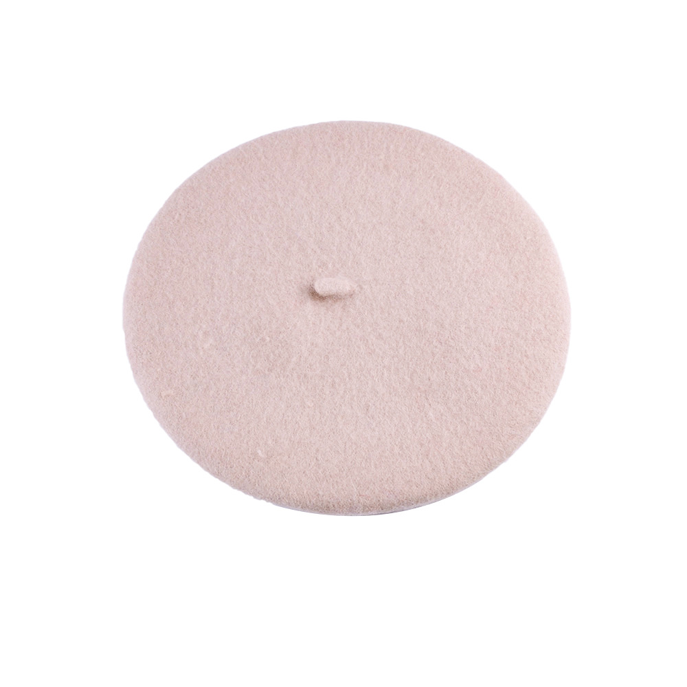 Unisex Wool beret Autumn-winter vintage woolen painter's hat Winter hat Lady's bud hat_voghion.com