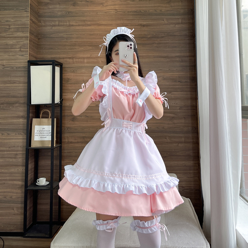 奇跡の暖かい世界旅行赤ワイン恋人メイド服ロリータかわいいメイド服コスプレハンドゲーム|undefined