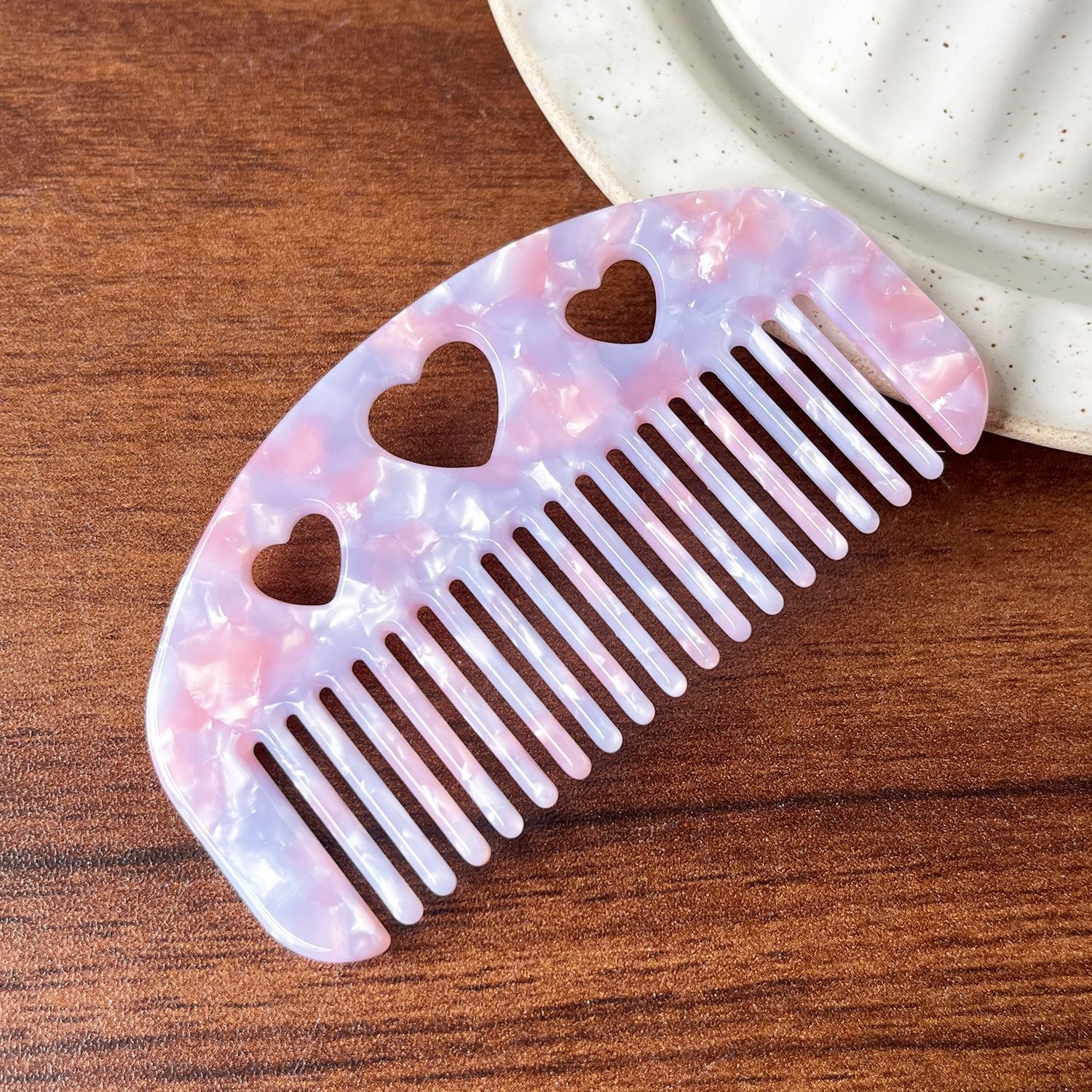 Sensación de alto nivel ~ acético placa portátil lavable pein de cabello antiestático pein de cabello retro