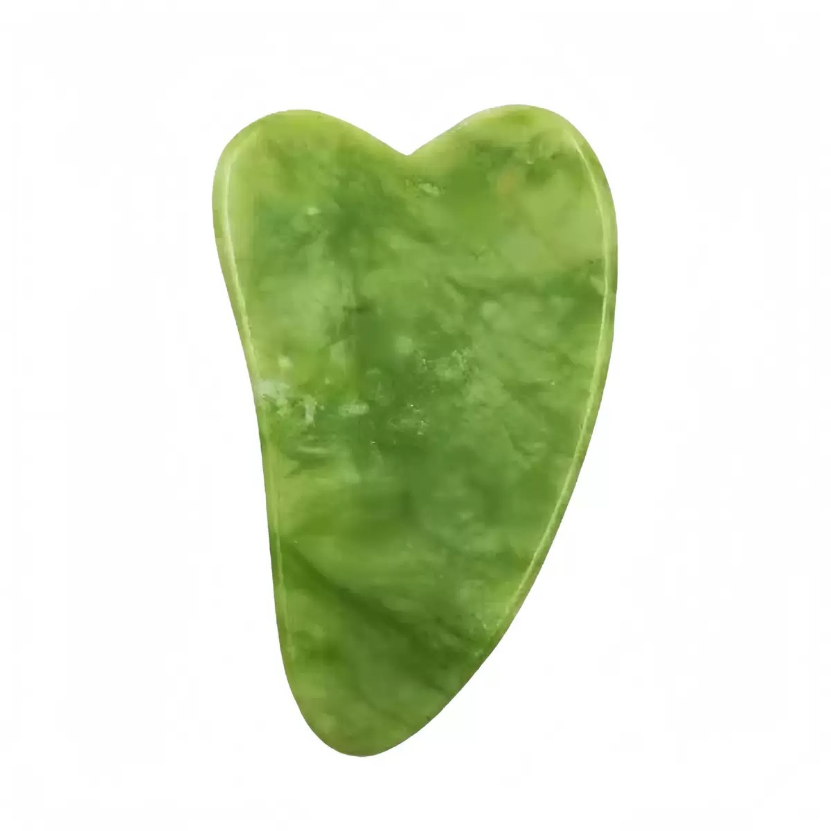 Rodillo facial de cristal en forma de corazón para masaje y lifting