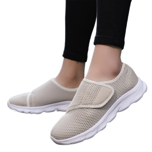 Women's Breathable Mesh Casual Shoes Flat Slip-On Comfortable Shoes Men's Casual Shoes