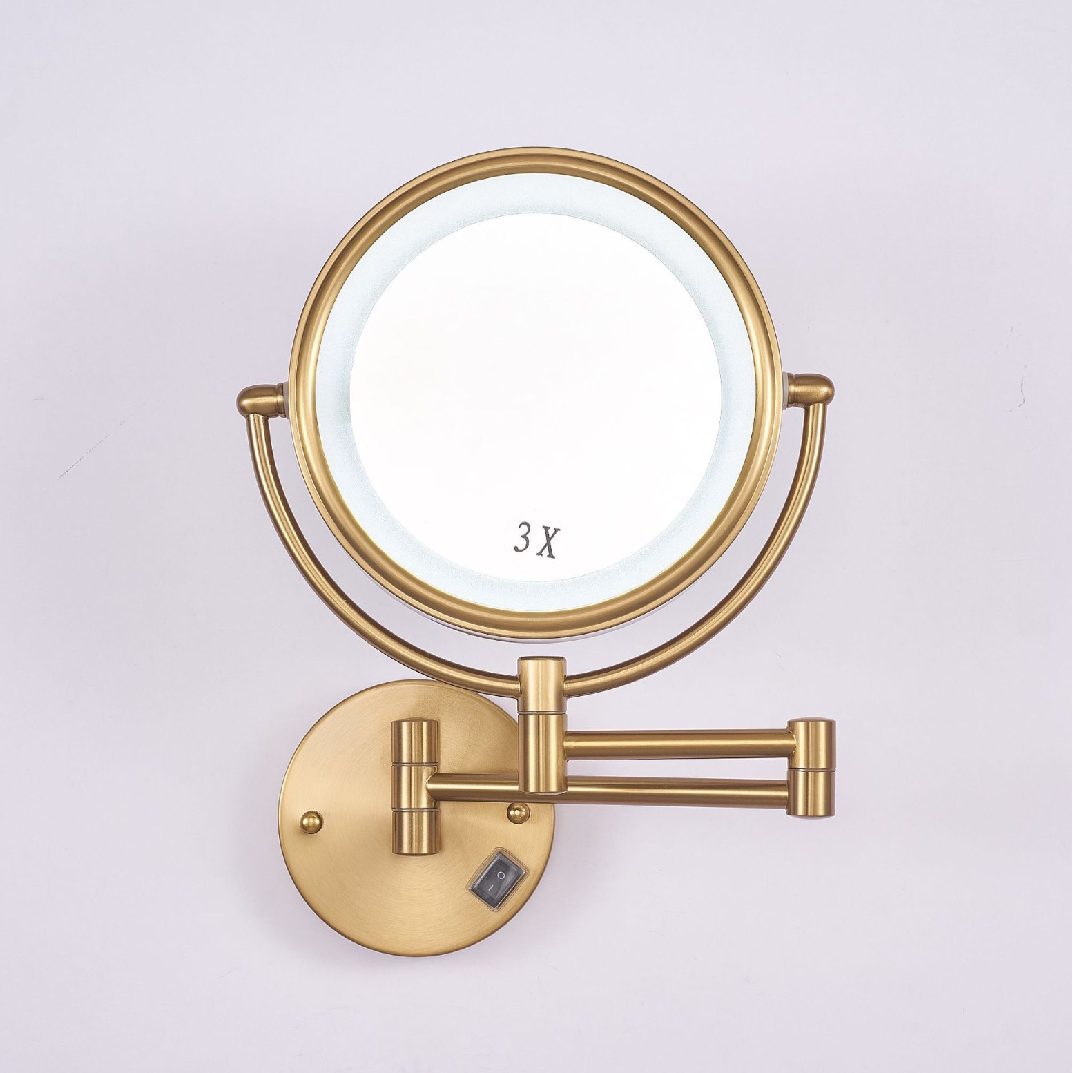 Bathroom Led Makeup Mirror with Light Beauty Mirror Hotel Vanity Mirror Magnifying Mirror Bathroom Telescopic Foldableing Light Mirror