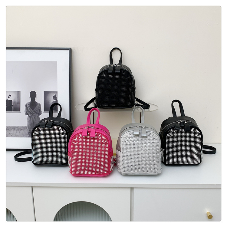 Casual, Holiday, Daily Occasion Pu Leather Material Women's Backpack Backpack Color Block, Solid Color Pattern Color Block Solid Color Casual Holiday Daily Women's Backpack