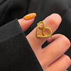 Tide, retro one size universal ring, Japanese and Korean, European style, internet celebrity, simple and elegant design