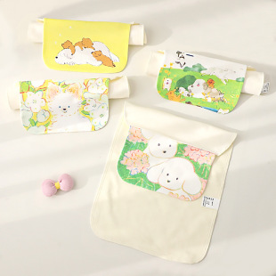 Sweat-absorbent towel baby sweat-proof towel kindergarten children's large pad backpack infant sweat-absorbent face towel