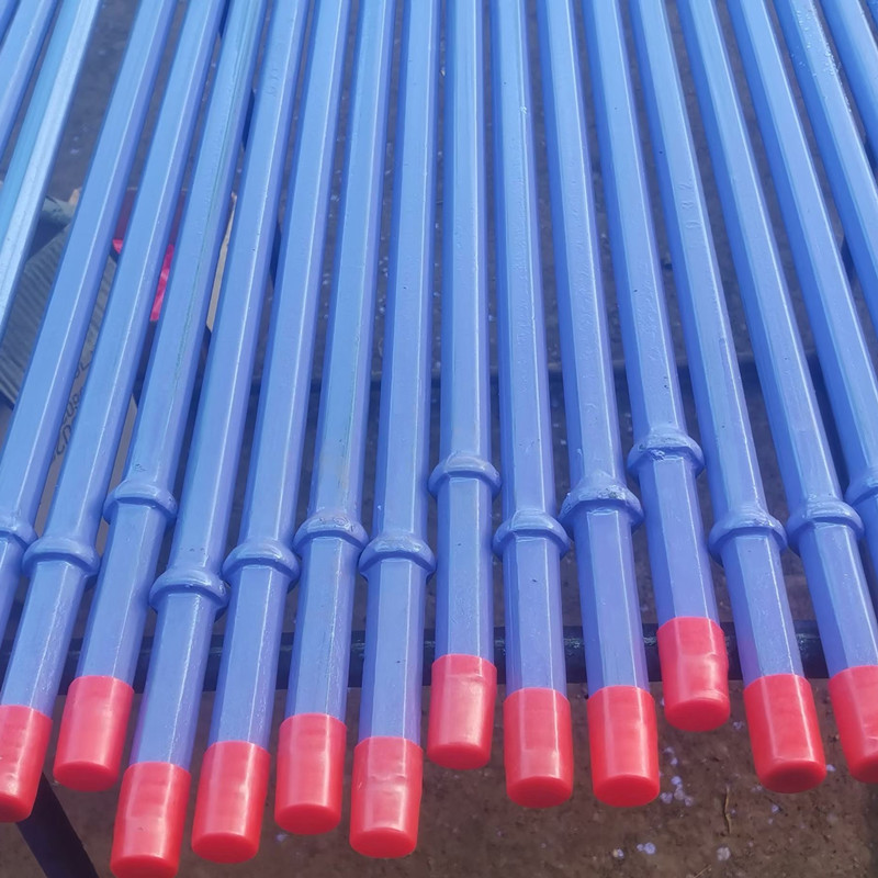 中昱煤矿用B22钻杆 隧道用六棱中空钻杆 凿岩机探水风钻杆钎杆