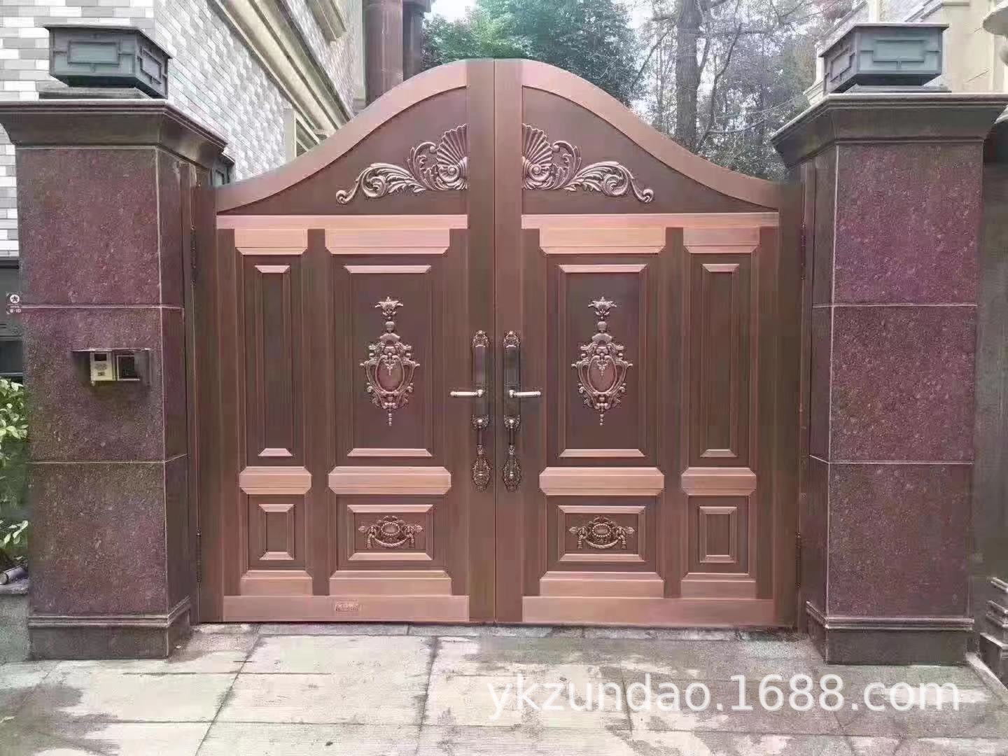 别墅庭院铜门