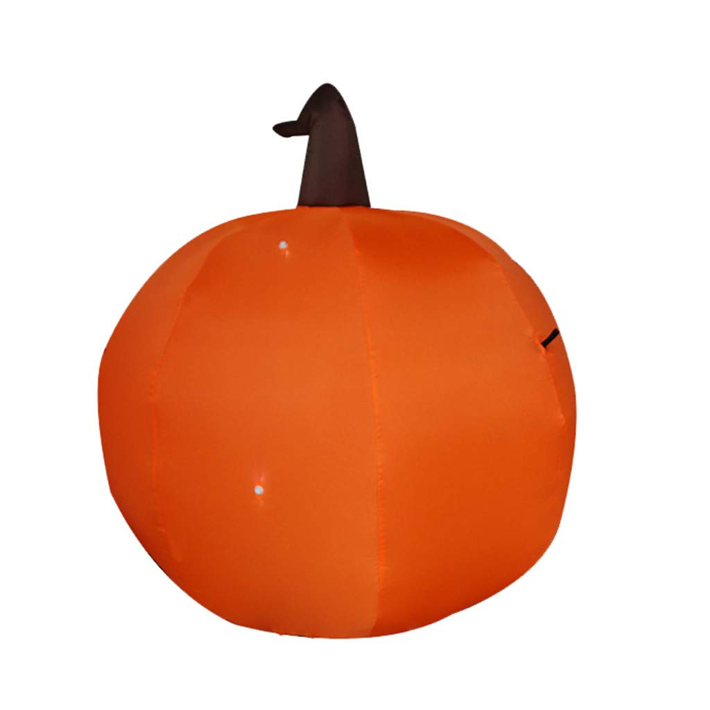 Halloween Decoración Accesorios horror verde ojos calabaza luz 1,2 m calabaza inflable modelo fantasma Festival Decoración