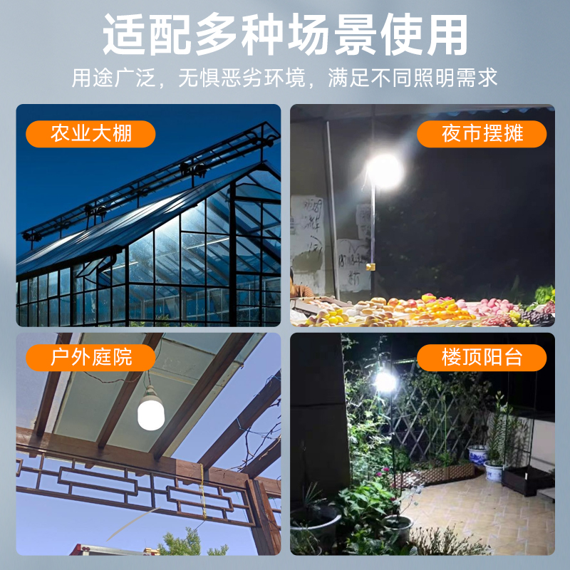 Lámpara de ahorro de energía a prueba de agua con interruptor de cable al aire libre e27 conector de conector