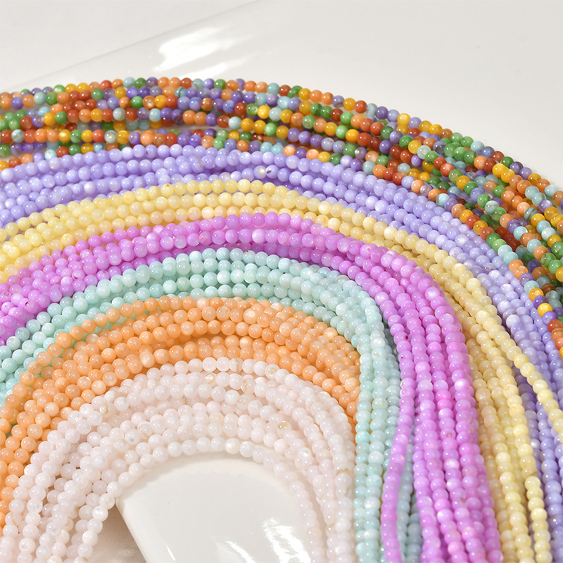 14g Weight Beads Jewelry Making Type DIY Jewelry Accessories Classification 1 Piece Quantity Shell Material Round Pattern Polishing New Product Design Vacation, Simple Style Style 1 Piece Shell Round DIY Jewelry Accessories Beads 1