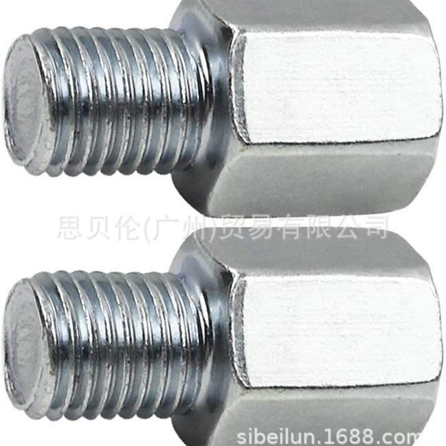 Motocicleta eléctrica coche espejo retrovisor conversión tornillo M8 M10 diente positivo inversa diente aumento tornillo adaptador