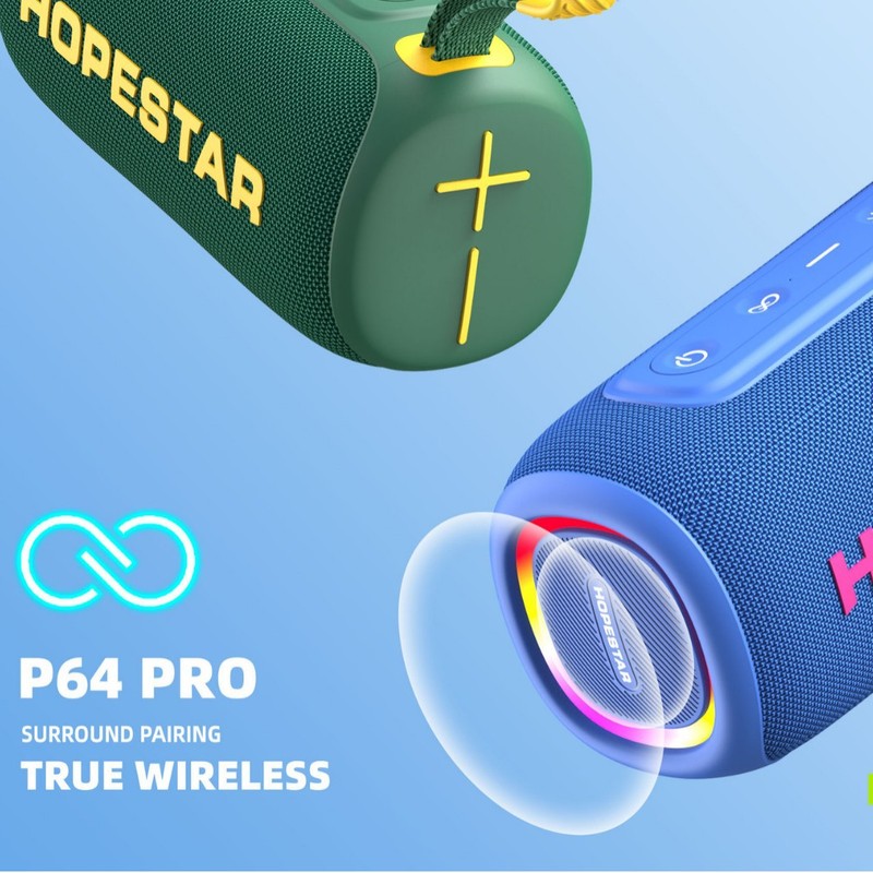 P64PRO手提防水蓝牙音响便携户外运动插卡音箱收音机双喇叭大功率|undefined
