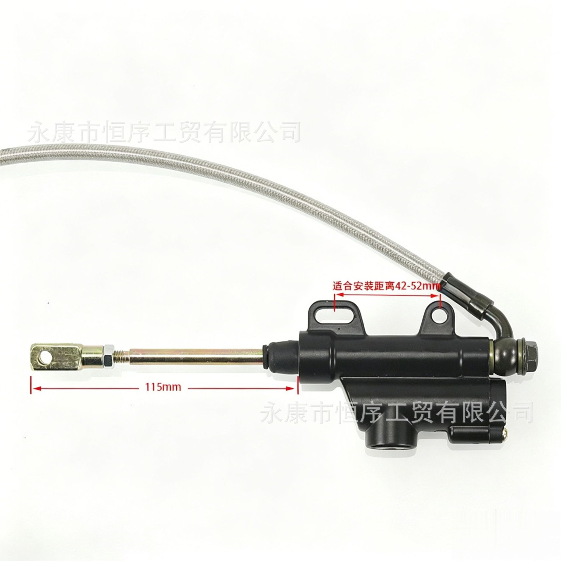 Off-Road Motorcycle Parts Klx Front Brake Pump Universal Crf Ttr Foot Brake Front and Rear Brake 15-Axis Snap-In Assembly