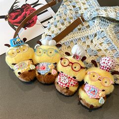 可爱变装蜜蜂毛绒玩偶挂件书包钥匙扣挂饰公仔生日礼物布娃娃礼品