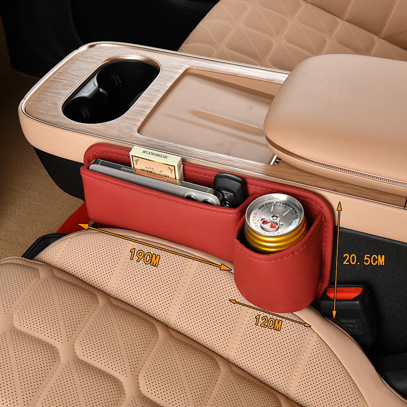 Car Seat Gap Storage Box, Car Gap Storage Box, Leather Storage Box, Multifunctional Storage Bag, Storage Box