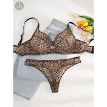 M 45166 Leopard Mesh French Bra ������ɴ��ʽ���ؿ羳����