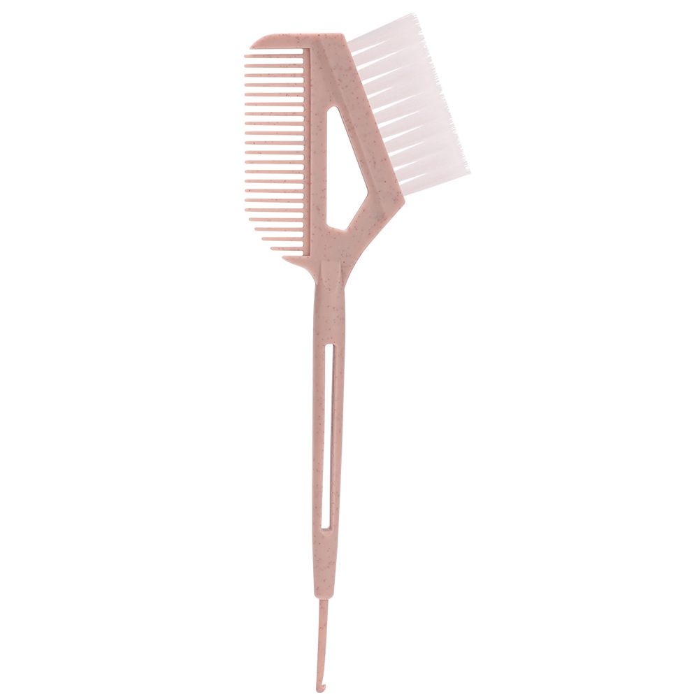Set de herramientas de teñido de cabello de paja de trigo, cuenco de teñido de cabello doméstico, cepillo de teñido de cabello blando, agitador de cabello, peine de aceite, artefacto de teñido de cabello