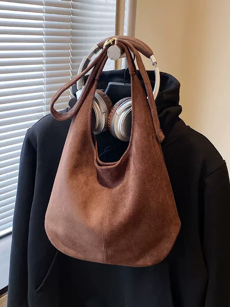 Cross-Border Foreign Trade Epic Retro Shoulder Bag Large Capacity Women's Armpit Bag High-End Versatile Commuting Bucket Bag