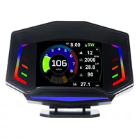 Anklupu AP-8 HUD проекционный дисплей OBDGPS двухсистемный управляющий измеритель кода модификации компьютера