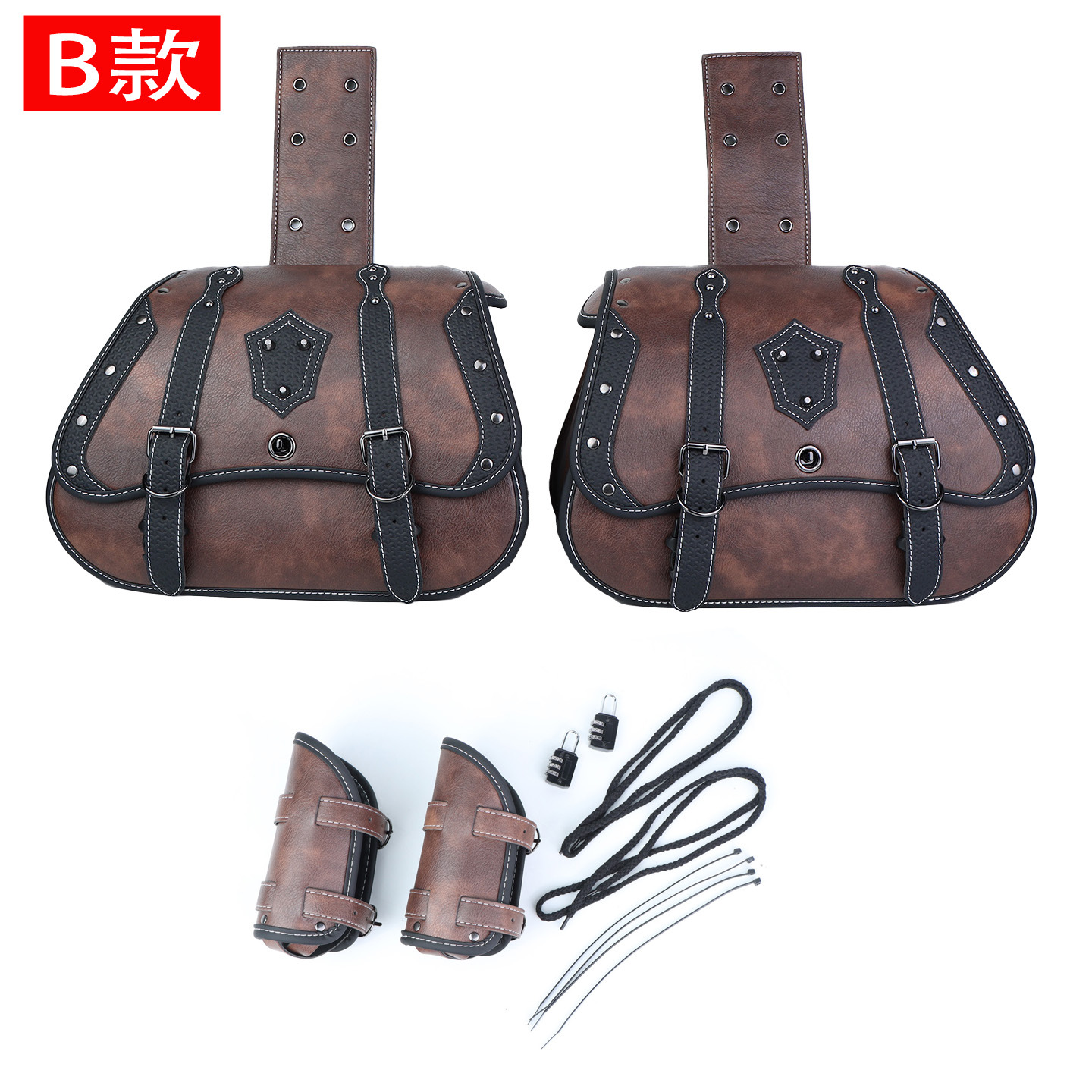 Hot-Selling Foreign Trade European and American Punk Style Motorcycle Bag Harley Motorcycle Outdoor Riding Side Bag Modification Equipment