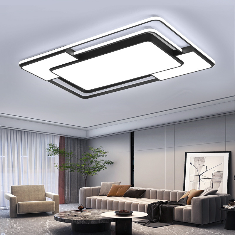 Lámpara de sala de estar, lámpara de techo simple moderna, luz principal atmosférica, lámpara led súper brillante, combinación de paquete de toda la casa de Guangdong Zhongshan