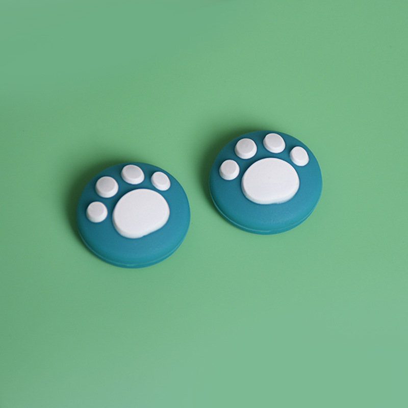 Joycon Rocker Cap interruptor garra de gato tapa de la manija izquierda y derecha Lite garra de gato de silicona protector Rocker cap