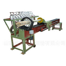 圆木筷子生产包装机 一次性竹筷打包机 自动木料分片分条生产线