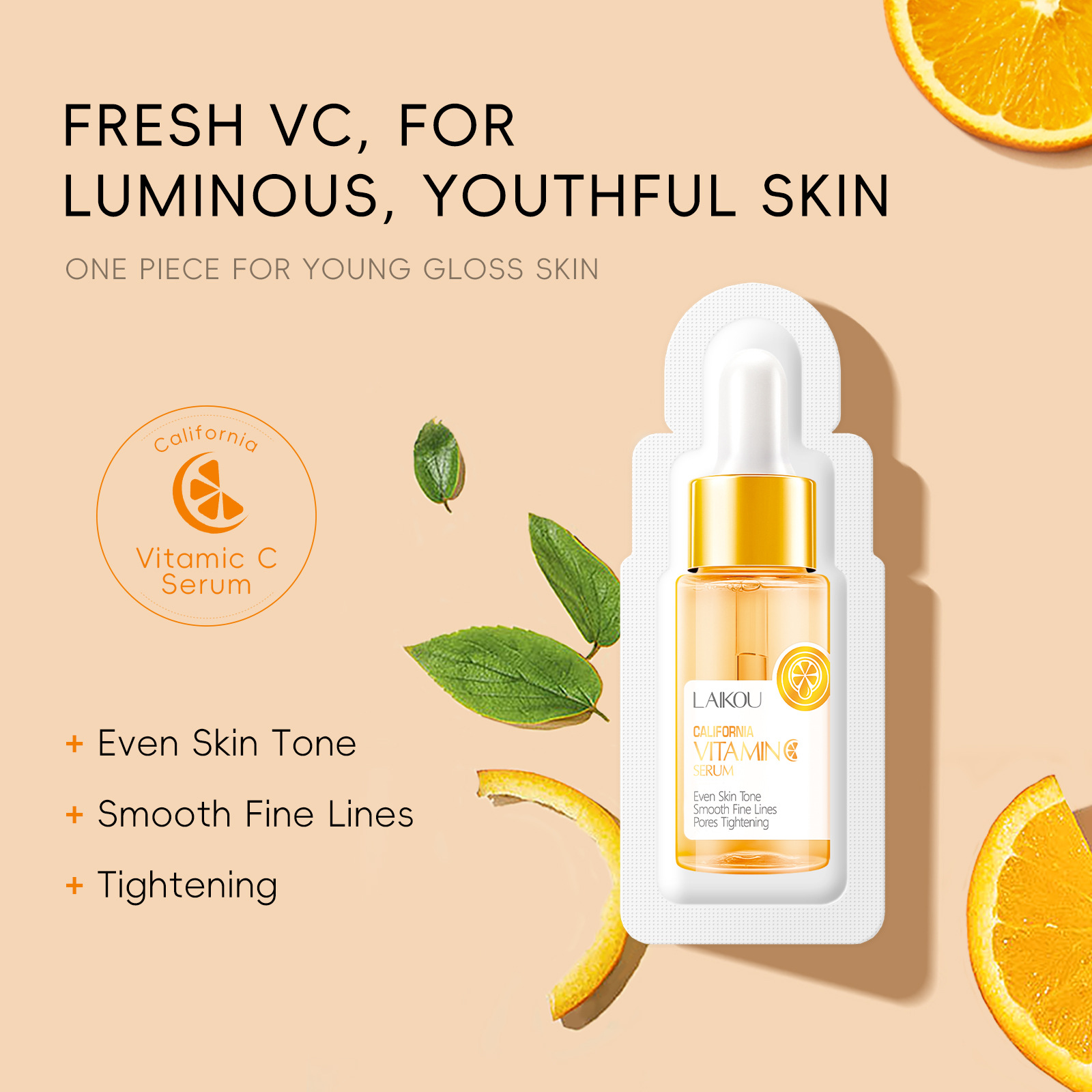 Cross-border Laicome Vitamin c Essence 1.5ml*20pcs Hydrating and Moisturizing Liquid Essence wholesale from the manufacturer Item Picture