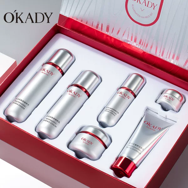 Oppe Ruby Firming and Rejuvenating Six-Piece Hydrating Anti-Wrinkle Firming Set Gift Chinese Valentine's Day Skin Care Product Gift Box