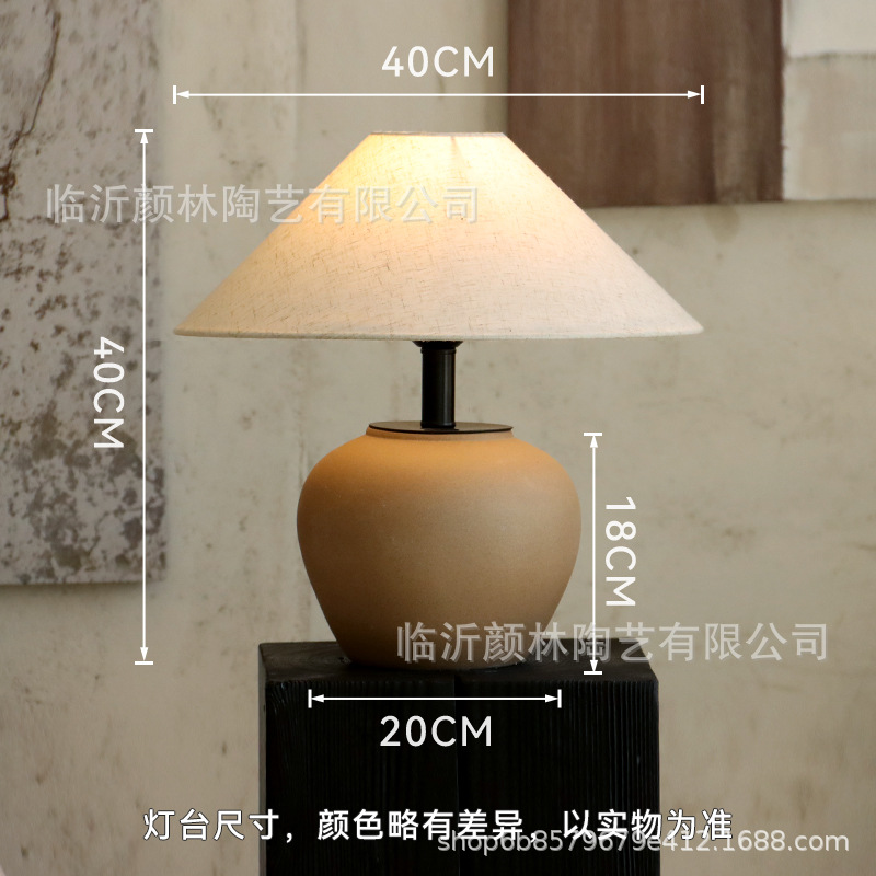 Lámpara de escritorio de arte lámpara de cabecera lámpara de cerámica lámpara de cerámica lámpara de escritorio de estilo medieval lámpara de escritorio blanca decoración lámpara de atmósfera