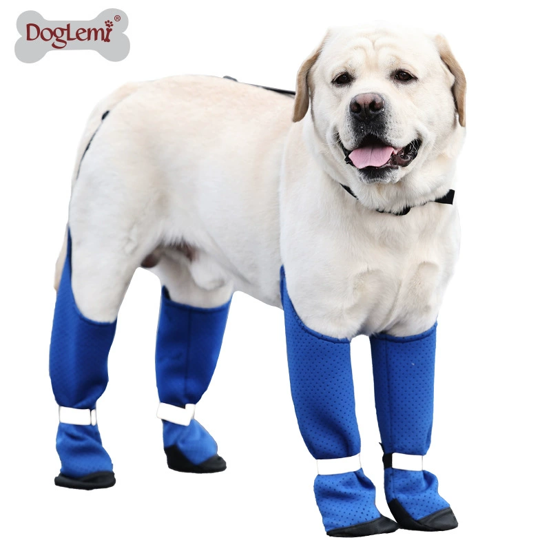 Набор из четырех пар обуви для собак, уличная обувь для собак, пылезащитные ботинки для тедди, нескользящие и грязеотталкивающие ботинки для маленьких собак, оптовая продажа обуви для собак