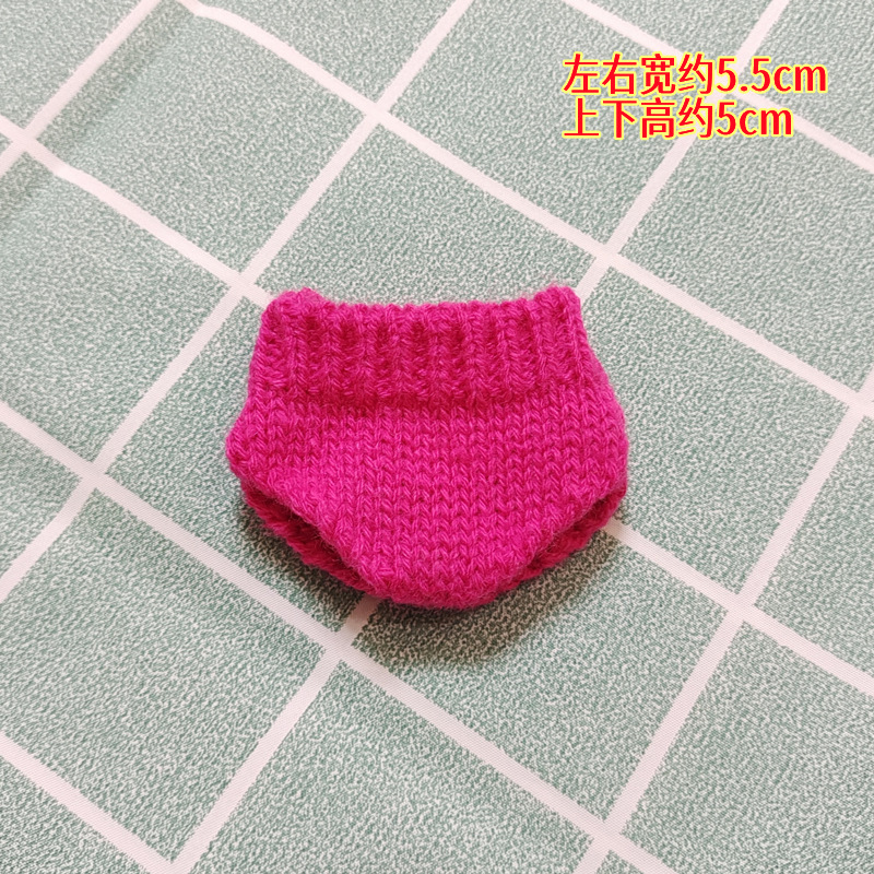 Venta caliente perro cabeza 14cm muñeco de peluche suéter colección de accesorios de ropa rabu ropa spot al por mayor