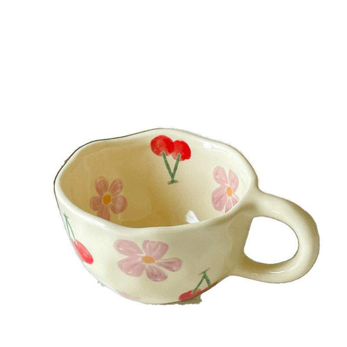 Couple Cup Summer Autumn Cups Water Cup Office Coffee Cup Mug Korean Style Ceramic for Women