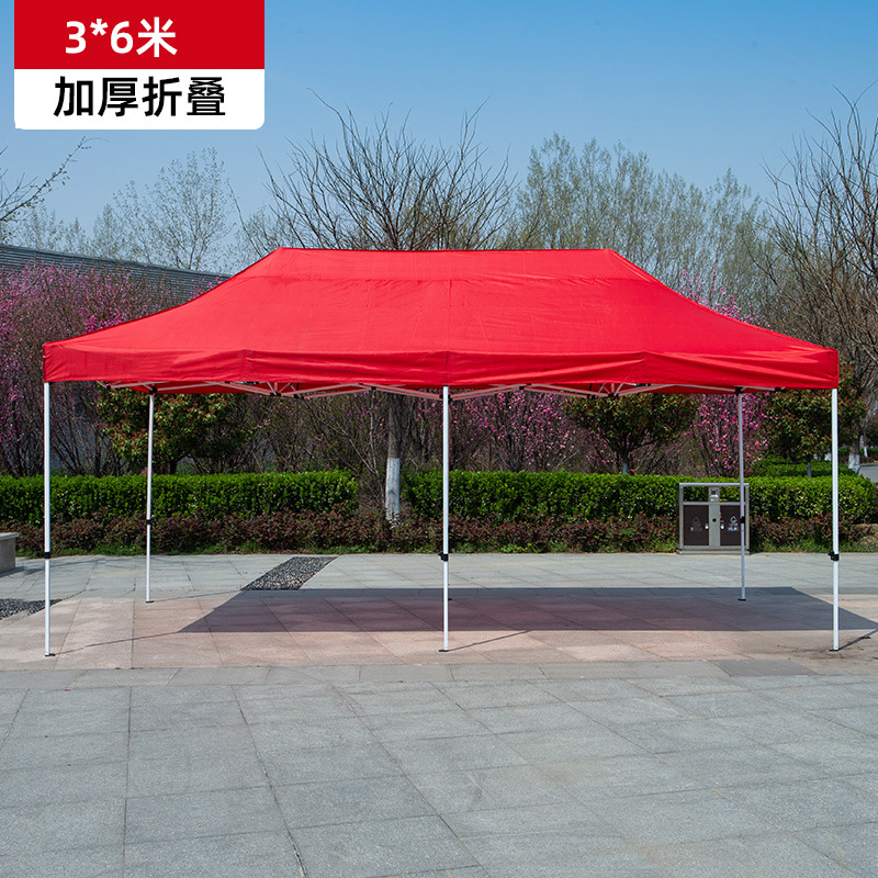 Exhibición publicitaria plegable al aire libre para tiendas de campaña de 3m * 3m cuatro ángulos dosel comercial promocional plegable