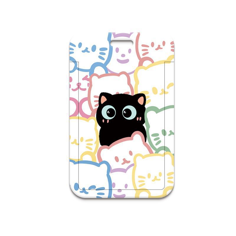 많은 새끼 고양이 카드 홀더